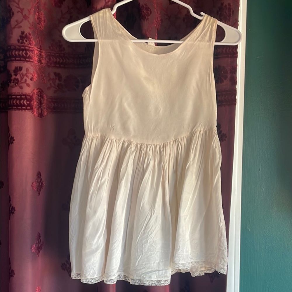 Antique Cream Children's Slip Size Nine